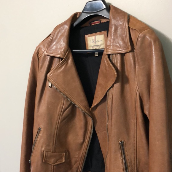 Vintage Wilsons Genuine Leather Moto Jacket - Picture 2 of 13